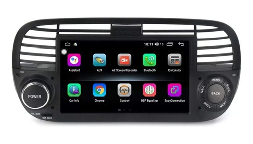 Estereo Fiat 500 Pantalla Android 05 15 Radio Wifi Gps Bt Foto 2