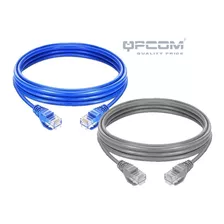 Cable De Red Utp Patch Cord Qpcom Cat6 Certificad 60cm 2pies