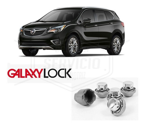 Birlos De Seguridad Galaxy Lock Para Buick Envision. Foto 2