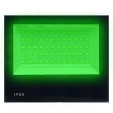 Refletor Holofote 100w Luz Verde A Prova D' Agua