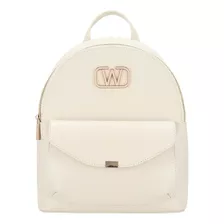 Mochila Westies Hbstealthwe Para Mujer Color Marfil Diseño De La Tela Liso