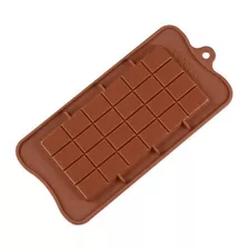 Molde Silicona Tableta De Chocolate Rejilla 24 Cavidades