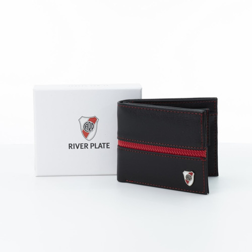 Billetera De Hombre River Plate De Cuero Licencia Original