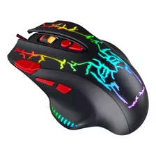 Mouse Gamer Madness 8 Botones Con Luz Led