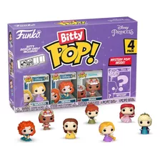 Funko Bitty Pop 4 Pack Mini Figuras Princesas S3