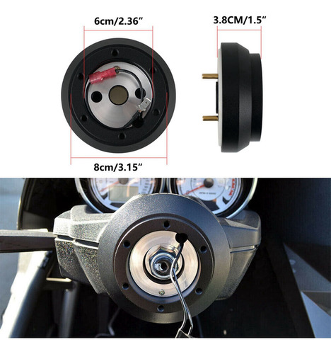 Para Volante 200 X 300zx S13 S14 140h G20, Cubo Corto A Foto 3