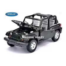 Jeep Wrangler Rubicon 2007 - Sin Caja - V Welly 1/24 