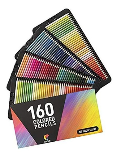 Juego De 160 Lápices De Colores Para Adultos Y Niños