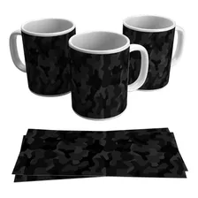 Caneca Camuflagem Uniforme Polícia Militar Bope Choque