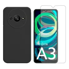 Capa Capinha Para Xiaomi Redmi A3 4g + Pelicula Hidrogel Gel