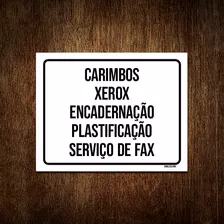Placa Carimbos Xerox Encadernação Plastificação Fax 27x35