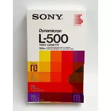 Video Casete Beta Sony Nuevo L-500