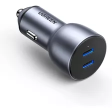 Cargador Auto Usb C Con 2 Puertos Pd3.0 De Carga Rápida 40w