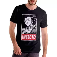 Polera Diseño Vegeta Insecto Dragon Ball