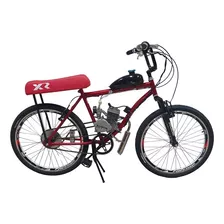 Bicicleta Motorizada 80cc Banco Mobilete Xr Aro 26 Aero Mtb