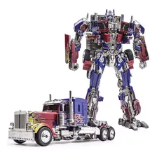 Optimus Prime Caminhao Vira Robo Carreta Transformers 29 Cm