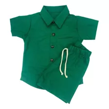 Conjunto Mauricinho Social Infantil Linho Kids