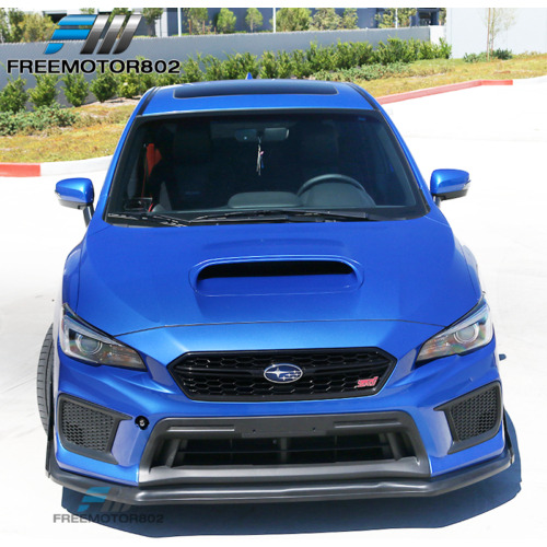 Fits 15-17 Subaru Wrx Sti Cs Style Front Bumper Lip \u0026 Sp Zzg Foto 2