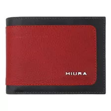 Billetera Miura Hombre Mod. Francesco 100% Cuero Natural