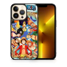 Funda Protectora Para iPhone One Piece Gang Anime Tpu Case