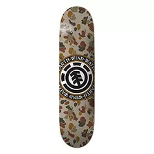 Element Sand Camo Seal Skateboard Deck Sz 8in