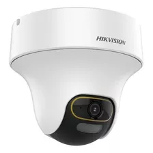 Hikvision Camara Analoga Pt Con Audio Y Color Vu Domo 2mp 2 Color Blanco