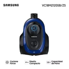 Aspiradora Sin Bolsa Samsung 1.5l 1800w Filtro Hepa Cable 6m Color Azul