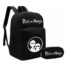 Kit Mochila + Estojo Escolar Rick E Morty Oferta