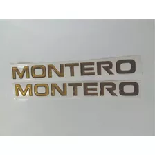 Mitsubishi Montero Calcomanias Laterales Resinadas X 2 Unida