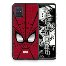 Funda Galaxy A71 Tpu + Pc Spiderman Marvel Uso Rudo