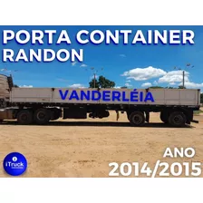 Carreta Porta Conteiner Randon 2014/2015 Vanderléia 3 Eixos 