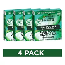 Pack X4 Garnier Bar Hair Food Aloe Vera 60 Gr C/u