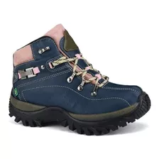 Bota Coturno Trilha Feminino Adventure Confortável Ref 100