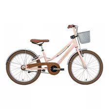 Bicicleta De Passeio Infantil Nathor Mini Antonella Antonella Aro 20 Freios V-brakes Cor Rosa Com Descanso Lateral