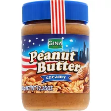 Manteiga Amendoim Importada Gina Creamy 350g Peanut Butter