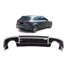 Difusor Traseiro Audi A3 Rs3 2013 2014 2015 2016 E Ponteiras