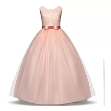 Vestido Bautizo, Fiesta, Gala Niña Y Bebe 3m-14 Años