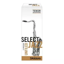 Rico Select Jazz Cañas Sax Tenor Unfiled (caja Con 5)