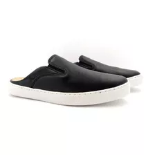 Kit 2 Tênis Mule Masculino Slip On Em Couro Legítimo Sapato