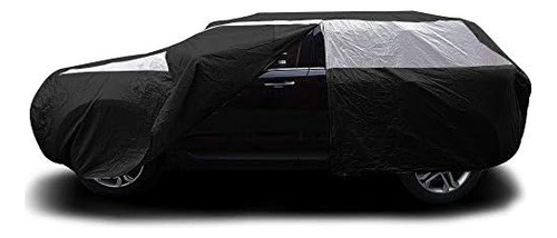 Cubierta De Automvil Titan Jet Black Poly 210t Para Suv De  Foto 2