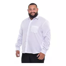 Camisa Social Masculina Plus Size Extra Grande Especial Luxo