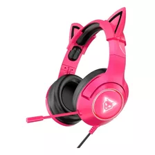 Ocelot Gaming Audífonos Gamer Ogh03 Multiplataforma 3.5 Rosa