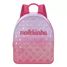 Mochila Infantil Detalhe Coração Menina Molekinha 20023