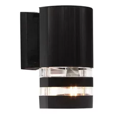 Lámpara De Pared Exterior Londres Ike Lite 22885-2 Sin Foco Color Negro