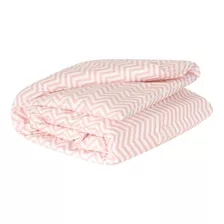 Edredom Para Mini Cama Chevron Rosa