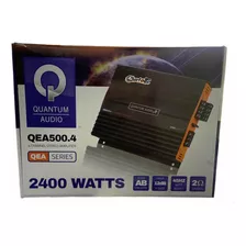 Amplificador Quantum 4 Canales Qea500.4 2400w