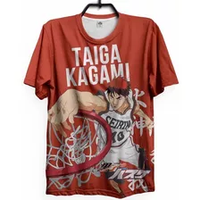 Camiseta Kuroko No Basket Taika Kagami Anime Geek Camisa 