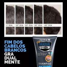 Shampoo Gradual Men Original | Escurece Cabelos Brancos 