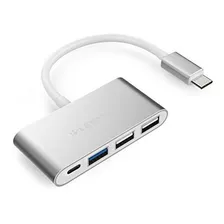 Hub Usb-c Concentrador 4 Puertos Externos Usb Usb-c Windows