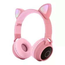 Inalámbrico Bluetooth Auriculares Auriculares Gato Orejas Ro